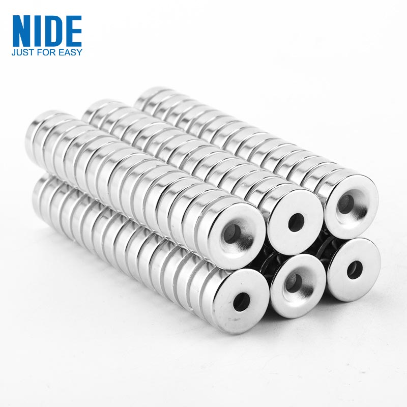 I-Round Neodymium Sintered NdFeB Magnet With Hole